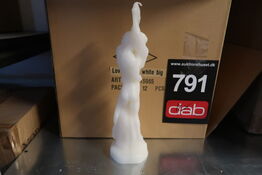 12 stk. stearinlys - Love couples - 30 cm