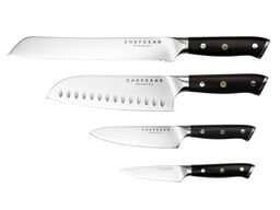 Køkkenknivssæt udført i rustfrit tysk DIN 1.4116 stål