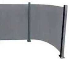 2 stk Buede Nordic Glashavehegn Røgfarvet 93x100 cm