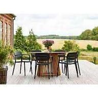 Modena havebord Ø140 cm - teak 