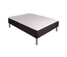 Nordisk Fjer boxmadrasseng 140x200 cm med stålben og topmadras 