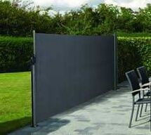 Superroof Marlene 160 læsejl med udtræk 300x160 cm Antracit 