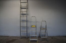 2 stk. trappestiger & skydestige