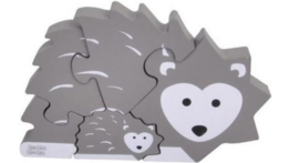 12 stk. MaMaMeMo - Puslespil, Pindsvin