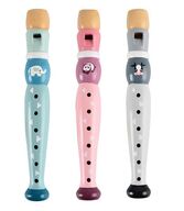 7 stk. Magni | Blokfløjte mini med dyrmotiver, 3 assorterede designs