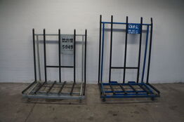 2 stk. glas stativer 