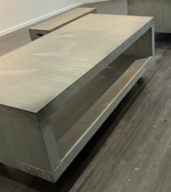 Aluminium Betrukket Bænk/Podie 