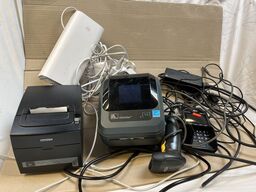 Betalingsterminal, Stregkodescanner, 2 Printere + Ruller, 5G Router