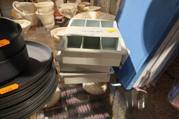 3 stk. isterningebakker HAY Ice Cube Tray XXL