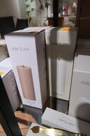 3 stk. LED-lys ESTER & ERIK Bloklys 18 Nougat Note