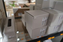 3 stk. lysestage STOFF Quist Brushed Chrome