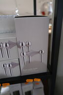 Lysestage STOFF Brushed Chrome