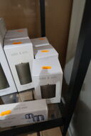 3 stk. LED-lys ESTER & ERIK Bloklys 77 Caviar