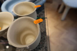 3 stk. krus STUDIO AARHUS Skal Koppen Creme