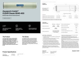 Palle med CLEAR Classic 8040–400 AQUAPORIN Inside
