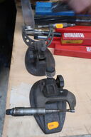 2 stk. mikrometerskruer på stander