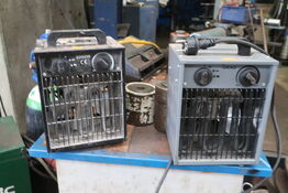 2 stk. varmeblæsere