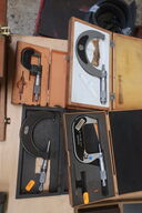 4 stk. mirkrometerskruer MITUTOYO m.fl.