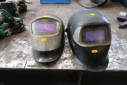 2 stk. svejsemasker bl.a. SPEEDGLAS 3M m.fl.