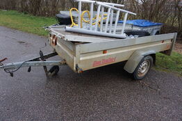 Dantrailer 752 F-1 trailer årg: 2007. 750Kg. med indhold