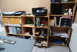 3 stk. reoler uden indhold