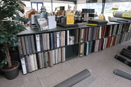 6 stk. reoler med div. Prøver