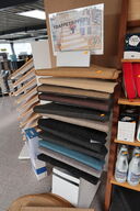 Stativ med div. Trappetæpper