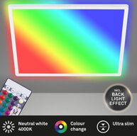 5 stk. briloner led Slim rgb panel m. remote 42 cm(ubrugt)
