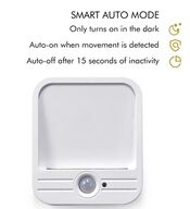 5 stk. led batteri lamper m. sensor lys opladelig(ubrugt)