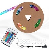 5 stk. briloner rgb led strip 5 meter med remote ip44(ubrugt)