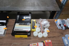 Diverse bor, bits, knivblade, m.v.