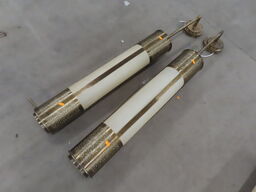 2 stk. Store Marokkamske Væglamper i messing