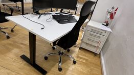 Hæve-Sænkebord, Kontorstol, Skuffemodul