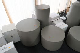 5 stk. podier uden indhold