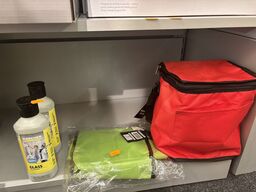 Glasrens, termotaske m.m.