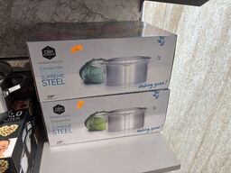 2 stk. gryder OBH Casserole 5.0 L