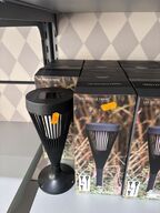 5 stk. LED solcelle fakler