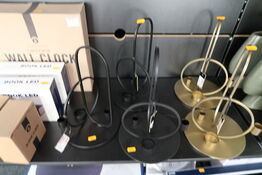 3 stk. lysestager HOUSE DOCTOR