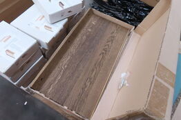 10 stk. SHOE SHELF SMOKED OAK