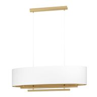 Eglo pinetara hvid messing langbords pendel(ubrugt)