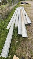 7 Stk. Galvaniserede Stålbjælker  type 304