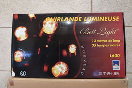 Blachere lyskæde med fladkabel - 13 meter, 35 pærer