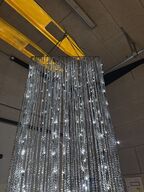 Perlegardin med LED 280 pærer