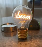 4 stk. DREAM LED genopladelig - trådløs pære