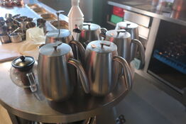 7 stk. kaffekander bl.a. BODUM