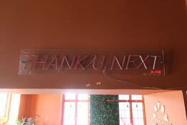 Lysskilt "Thank U Next"