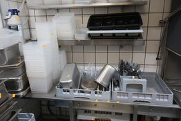 Div. Opvaskebakker, service, plastikbøtter, gastrobakker m.m.