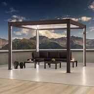 Matterhorn pergola 306x306 cm - antracit 