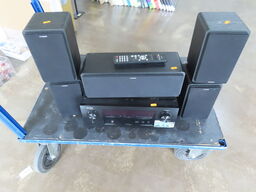 Surround sæt med DENON AVR-X2000 forstærker og 5 ARGON højtalere