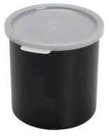 13 stk. Beholder rund sort  m.låg 1,1 ltr Cambro